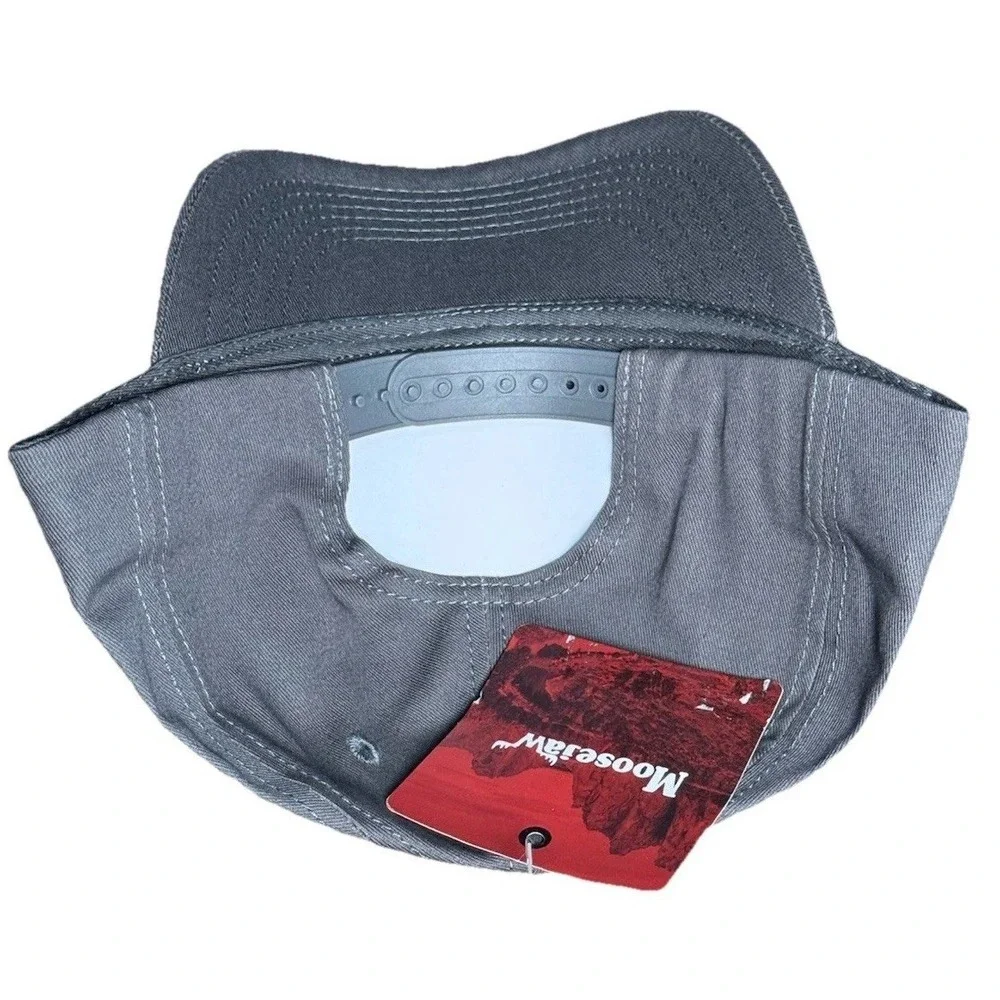 Moosejaw Littlecritter Hat Cap Outdoor Hiking Gray Sky‎ Snap Back NWT